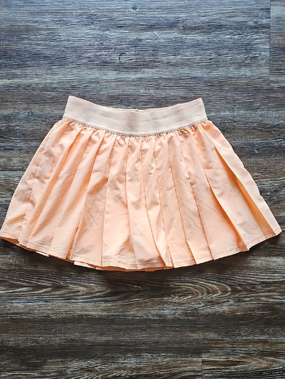 BuffBunny Court Pleated Skort Peach Rings
